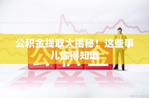 贵池公积金提取大揭秘！这些事儿你得知道